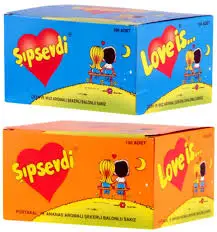 

LOVE IS BUBBLE CHEWING GUM ORANGE AND PINEAPPLE and Banana VALENTINE GIFT COMICS best 200 x