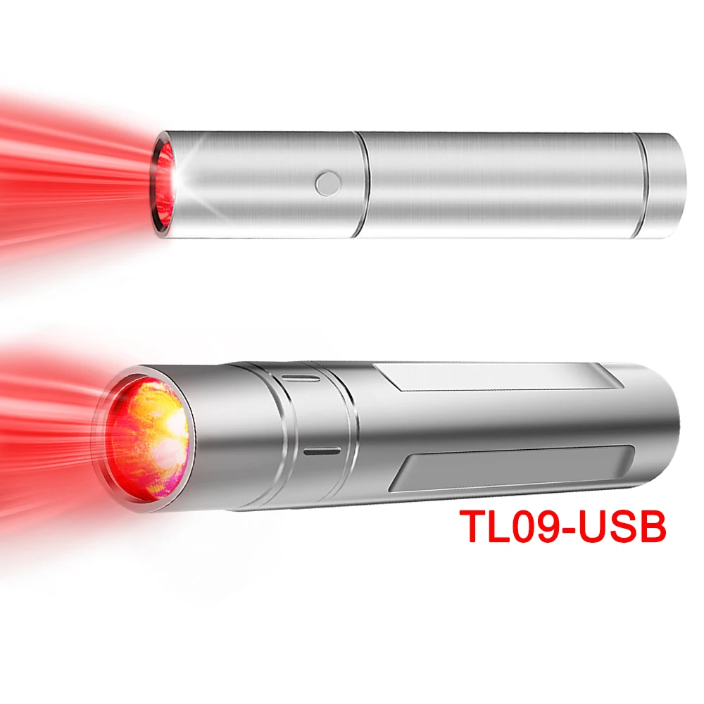 

Ideatherapy Torch red light therapy pen 630nm 660nm 850nm 3 color led photon light therapy