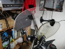 Alerón para motocicleta, extensión de parabrisas, deflector de aire ajustable, accesorio Universal de Aerofoil