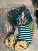 Calcetines de algodón con dibujo de dinosaurio para niños y niñas, medias infantiles de dibujos animados para primavera y otoño, de 2 a 12 años, 5 pares