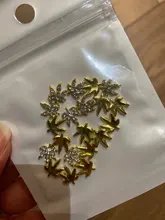 10 Uds decoración de Arte de uñas de oro y plata 3D árbol encanto de hoja de varios estilos de diamantes de imitación cubierta DIY joyas para manicura Accesorios