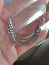 Alileader venta al por mayor de aguja para el cabello tapa tejer pelucas agujas para la extensión del pelo 12 unids/pack 6Cm/9Cm C-tipo de utensilios con agujas