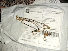 Cadena dorada de 16-30 pulgadas para hombre y mujer, collar bonito, joyería para fiesta de boda, regalo LN038