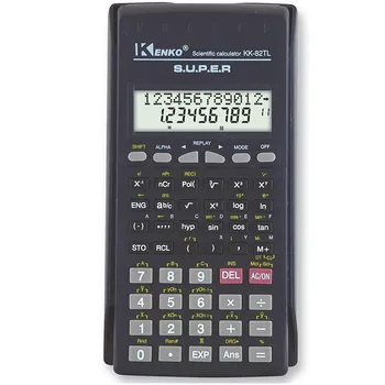 

SCIENTIFIC CALCULATOR KK-82TL 229 COMPUTING FUNCTIONS DOUBLE LINE LCD DISPLAY