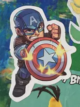 10/30/50 Uds de dibujos animados Disney pegatinas Marvel bien los Vengadores etiqueta engomada impermeable equipaje Skateboard guitarra portátil pegatinas juguete de niño