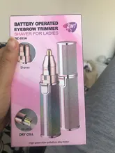 Recortador eléctrico de cejas recargable 2 en 1, depiladora femenina para el cuerpo, bigote, eliminación de vello facial, mini afeitadora indolora