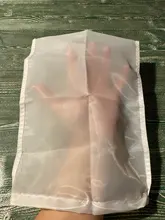 20X30cm bolsa de leche de nuez reutilizable leche de almendra bolsa filtro bien de Nylon de malla tela cerveza fría de filtro de café