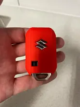 Funda de goma de silicona para llave de coche, para suzuki new swift 2017 2019 2020 wagon R monopoly tipo 3c, 2 botones, soporte remoto sin llave