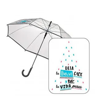 

Umbrella Baggy Leaves rain fall and not life go by