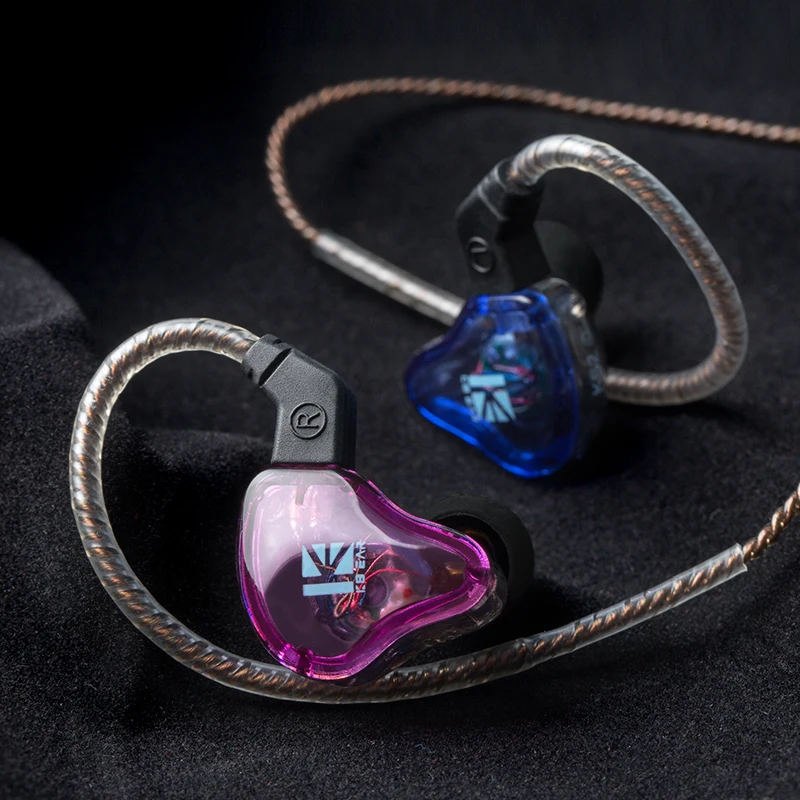 Keephifi KBEAR KS2 하이브리드 드라이버 하이파이 인이어 모니터, 스포츠 헤드폰, 러닝 이어버드, 다이아몬드 이어폰, 음악 헤드셋, 1BA + 1DD
