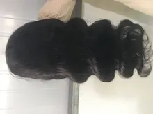 FEELME-pelucas de cabello humano con flequillo para mujeres negras, cabello Natural brasileño ondulado, con flequillo, Remy, pelucas con flequillo