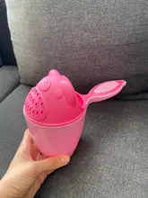 Taza de champú con dibujos animados para niños, producto de baño para lavar el pelo, champú, cuchara para bebé, ducha, agua, cabezal de natación, 1 ud.