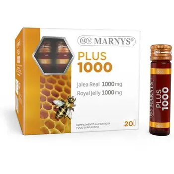

Royal jelly Plus pure MARNYS 1000 MG with vitamin C | Immune system. Tiredness and fatigue | Vials for drink orange flavor