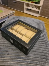 Caja de almacenamiento de reloj de cuero PU para hombre, organizador mecánico con 2/6/10/12 ranuras, expositor de relojes, Cajas de Regalo de joyería