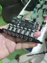 Hub-Adapter Expansion-Card-Adapter Controller Pci-E-Extender 7-Ports External Usb-3.0