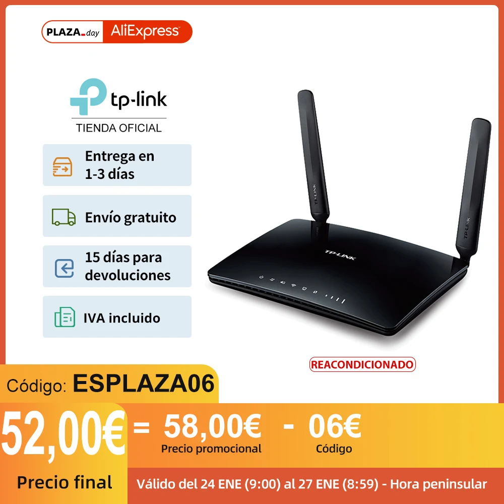 TP-LINK Archer MR200 AC750 роутер с SIM-картой 4G Wi-Fi micro SIM Съемная антенна LTE до 150 Мбит/с 2 4 ГГц/5