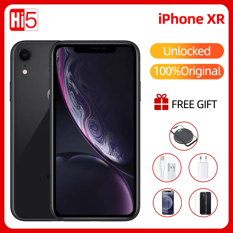 Apple Iphone Xr Face Id Nfc 6.1 "Liquid Retina Display Completamente Lcd 64Gb/128Gb/256Gb Rom 4G Lte Iphonexr Smart Phone