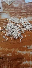 Ganchos para pendientes de plata de ley 100, accesorios para fabricación de joyas, partes al por mayor, Pj004, 925 Uds.