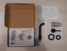 Sink Basin Tap Faucet Bath-Mixer Wall-Mount Rose-Gold-Set Brass Single-Handle Matt Black