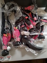 Vanlov recto pelo brasileño recto mechones de cabello humano postizo Natural negro 1/3/4 piezas/mucho 100% extensiones de cabello humano cabello Remy