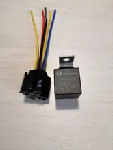 Automotive-Relay Relay Socket Copper-Terminal 4pin Waterproof 12V 40A 5pin with Black