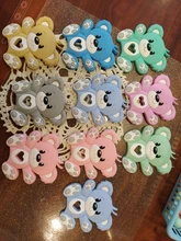 Baby Rattle Rodent-Toys Teething-Toy Silicone Personalized Bpa-Free Bear 10PCS 