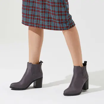 

FLO KANTON77Z Gray SUEDE Women 'S Boots BUTIGO