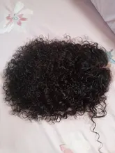 Sin Costuras de la onda de agua peluca peruano pelucas de cabello humano con flequillo completo máquina peluca para las mujeres negras 8-24 pulgadas envío rápido