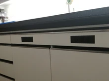 Rejilla de ventilación de aleación de aluminio para armarios, cubierta de decoración negra para armarios, accesorios de Hardware