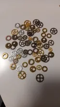 Pulcritude 60 uds 4 Color tamaño pequeño 8-15mm mezcla aleación mecánica Steampunk Cogs & Gears Diy accesorios nuevo Oct Drop ship