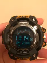 SMAEL-Reloj de pulsera deportivo Digital para hombre, resistente al agua, militar, Masculino, 1802