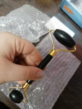 Jade Roller Face-Massage-Roller Beauty-Tool Relaxation Stone-Needle Thin-Lift Neck Double-Heads