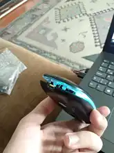 Ratón inalámbrico recargable con retroiluminación colorida, accesorios para el hogar/oficina/juegos
