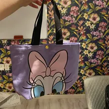 Lindo Disney de tendencia de moda bolsos de Mickey Mouse casual pequeño bolso mickey Minnie Portátil Bolsa de lona esposas bolsa de almuerzo bolsa de caja