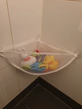 De juguete de baño bolsa de almacenamiento para baño niños bebé juguete de bañera ordenado de almacenamiento de bolsa de ventosa de malla organizador de baño neto