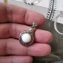 JewelryPalace-colgante de plata de primera ley con forma de corazón para mujer, joya SIN Cadena, para gargantilla, plata esterlina 925, Ópalo redondo, 2,5 quilates, Estilo Vintage