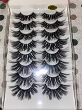 Makeup-Tools False-Eyelashes Eyes-Extension Mink Fluffy Natural Wispies Handmade 1-Box