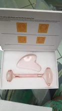 Box Facial-Massage-Roller Roller-Face Skin-Care Beauty-Set Jade-Stone Rose-Quartz Natural