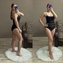 Riseado-bañador Vintage de una pieza para mujer, ropa de baño de malla, traje de baño negro con correa, ropa de playa, trajes de baño XXL 2021