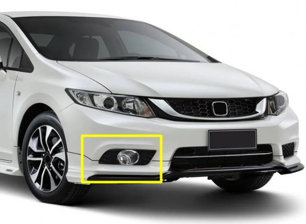 JanDeNing передний бампер для противотуманных фар лампы в сборе комплект для Honda Civic