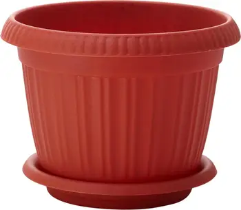 

Flower pot Tahiti D 330mm, 11.9l with stand No. 7 Terracotta