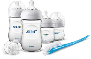 

Philips Avent SCD301/01 Natural Newborn PP Baby Bottle Set