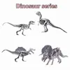 DIY Assembly Metal Model Kit 3D Dinosaur Series Stainless Steel Assembled Detachable Dragon Model Puzzle Best Gift Home Ornament