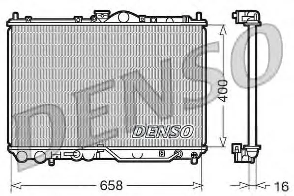 Радиатор Системы Охлаждения Mitsubishi: Carisma 1.8i 16v Denso арт. DRM45011