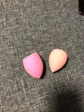 Puff en polvo cosmético para mujer, base de maquillaje esponja, belleza, herramientas y accesorios, forma de mezcla de gotas de agua, 1 ud.