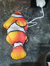Usb-Charger Fish-Cat-Toy Chew Moving Funny Electric Kitten-Plaything-Supplies Bite Simulation-Wagging