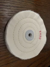 1 ud. RUEDA pulidora de 150mm rueda pulidora de algodón rueda pulidora oro plata joyería espejo rueda pulidora