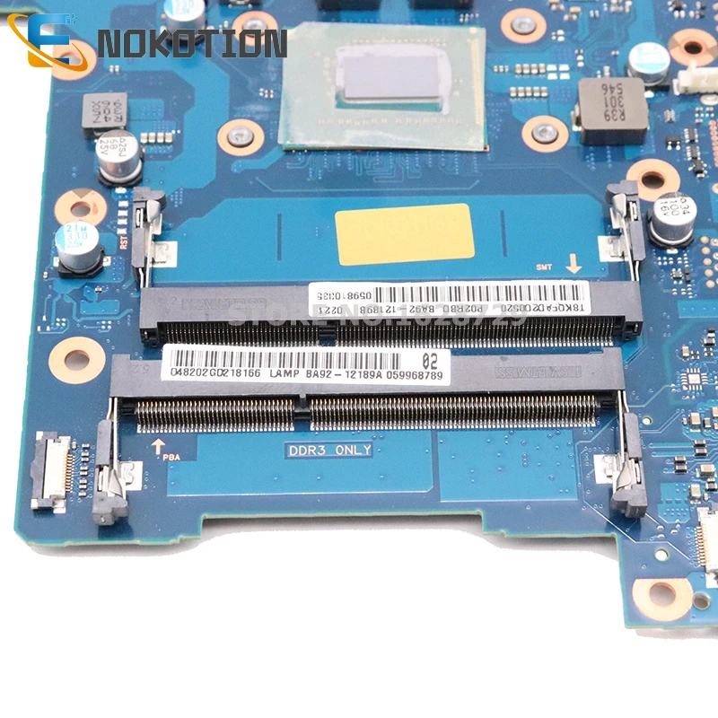 NOKOTION BA92-12189A BA92-12172A BA92-12117A BA41-02206A для samsung NP270 NP270E5E 270E5E NP300E5E 300E5E PC материнская плата I3 Процессор