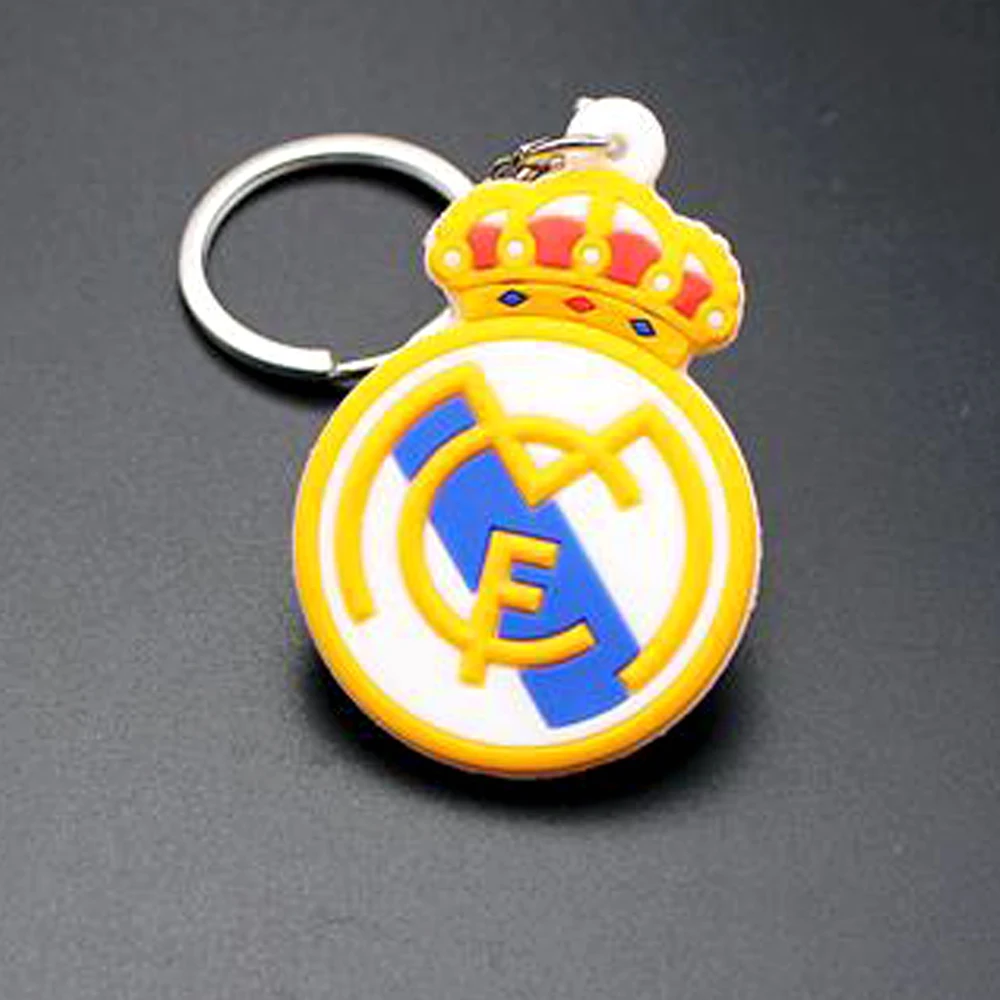 

Club PVC Keychain Keyring Keyrang For Key Pendants Hight Quality Football Soccer Pendants For Soccer Fans Souvenir gift