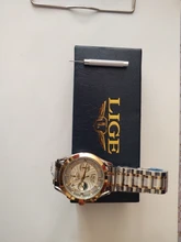 LIGE-Reloj de acero inoxidable para mujeres, nuevo accesorio de oro, creativo, impermeable, femenino, 2020